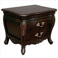 Design Toscano Sorbonne French Nightstand Bombe Table: Each AF2642